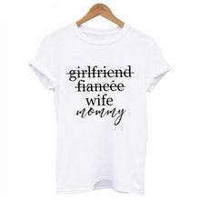 Load image into Gallery viewer, Couple Tshirt Cotton for Lover Honeymoon Shirts Women's Shirts Female T-shirtt Couples T-shirts Funny Matching Wedding Top Tee
