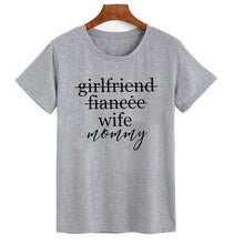 Load image into Gallery viewer, Couple Tshirt Cotton for Lover Honeymoon Shirts Women's Shirts Female T-shirtt Couples T-shirts Funny Matching Wedding Top Tee
