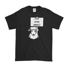 Load image into Gallery viewer, Fashion New Top Tees Tshirts  Vegan T-shirt, veggie clothing. New, animal rights sheep t-shirtT shirts
