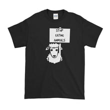 Load image into Gallery viewer, Fashion New Top Tees Tshirts  Vegan T-shirt, veggie clothing. New, animal rights sheep t-shirtT shirts
